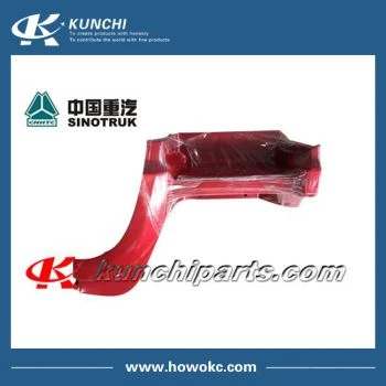 Sinotruk Howo WG1642230105 Front Fender Front Rød Venstre